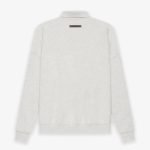 Fear of God ESSENTIALS Long Sleeve Polo Gray Sweatshirt