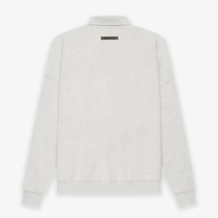 Fear of God ESSENTIALS Long Sleeve Polo Gray Sweatshirt