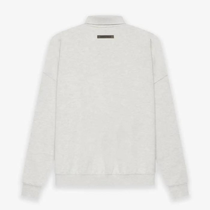 Fear of God ESSENTIALS Long Sleeve Polo Gray Sweatshirt